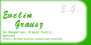 evelin grausz business card